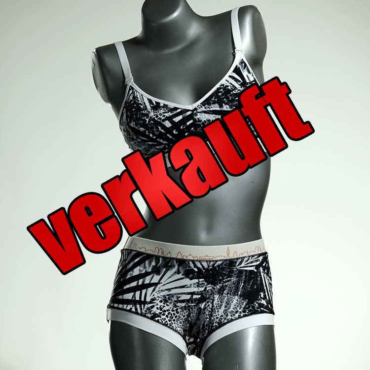 ökologische gemusterte handgemachte bunte Bikini Set, sportliche Bademode für Damen