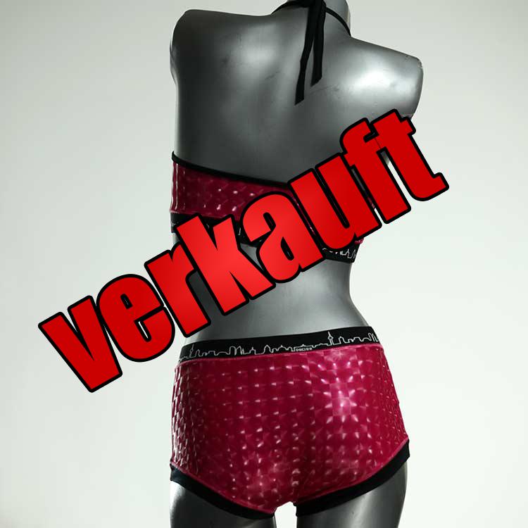 handgemachte schöne süße farbige Bikini Set, sportliche Bademode für Damen