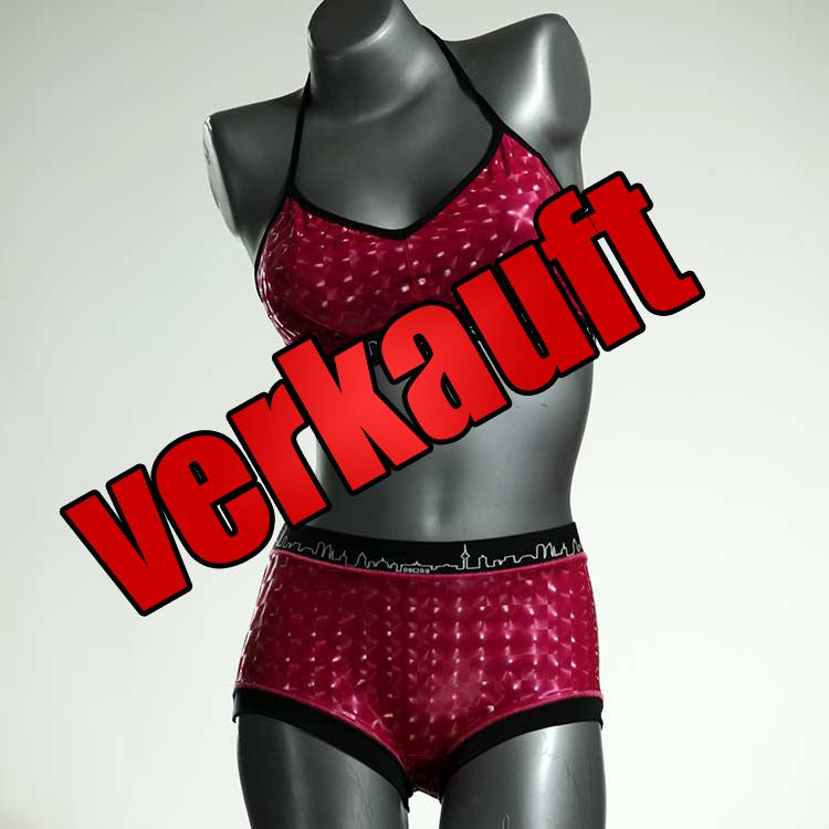 handgemachte schöne süße farbige Bikini Set, sportliche Bademode für Damen