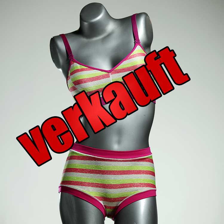 farbige nachhaltige süße ökologische Bikini Set, sportliche Bademode für Damen