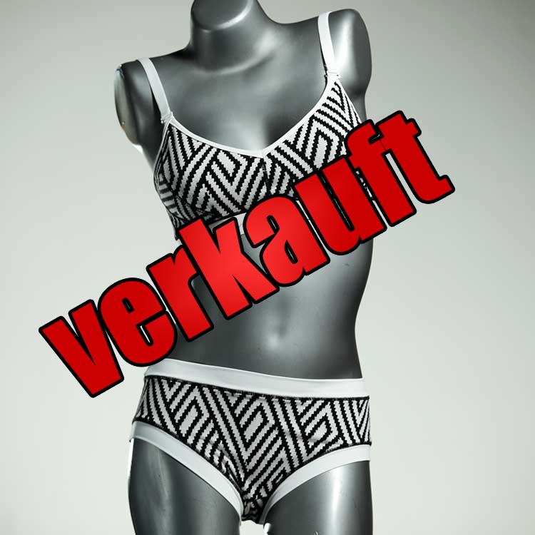 schöne bunte preiswerte gemusterte Bikini Set, sportliche Bademode für Damen
