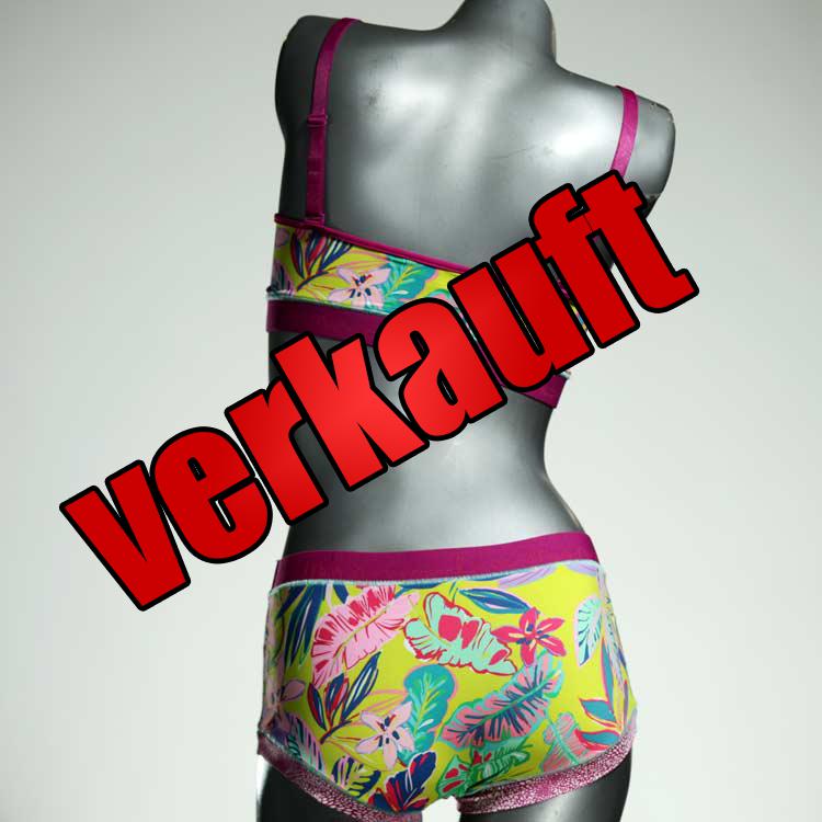 attraktive handgemachte schöne ökologische Bikini Set, sportliche Bademode für Damen