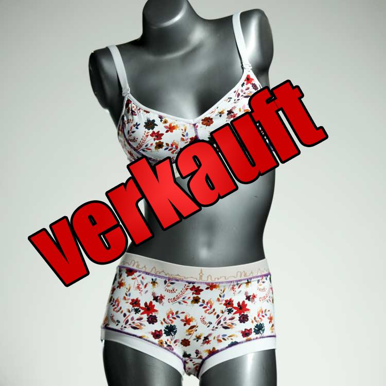 ökologische gemusterte bunte attraktive Bikini Set, sportliche Bademode für Damen