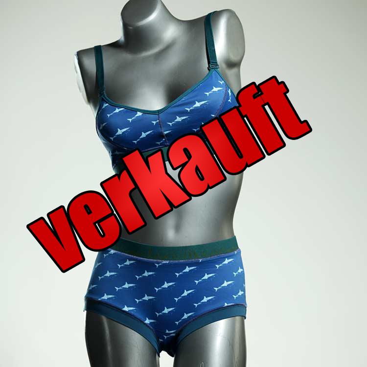 bequeme farbige nachhaltige gemusterte Bikini Set, sportliche Bademode für Damen