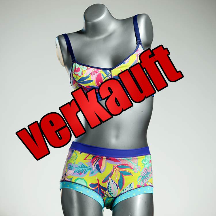 bunte süße farbige nachhaltige Bikini Set, sportliche Bademode für Damen