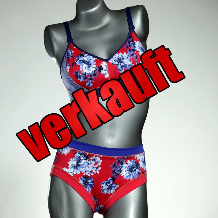 süße nachhaltige sexy farbige Bikini Set, sportliche Bademode für Damen