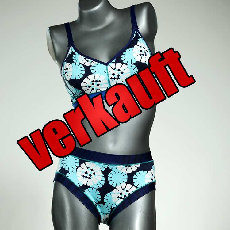 preiswerte handgemachte gemusterte attraktive Bikini Set, sportliche Bademode für Damen