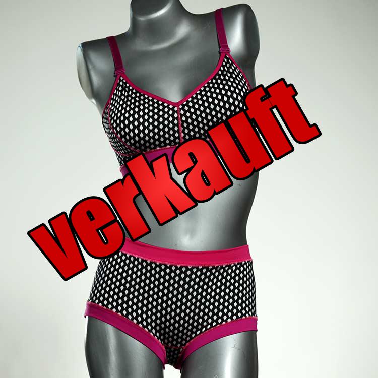 handgemachte farbige gemusterte günstige Bikini Set, sportliche Bademode für Damen