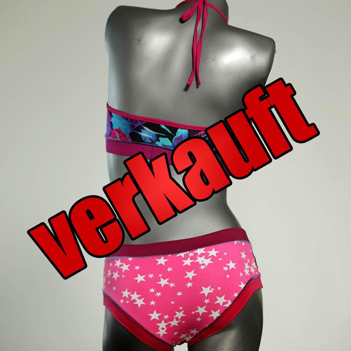 farbige günstige sexy ökologische Bikini Set, sportliche Bademode für Damen