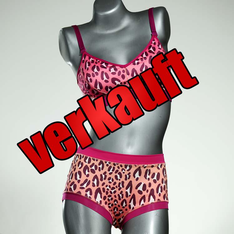 farbige gemusterte nachhaltige sexy Bikini Set, sportliche Bademode für Damen