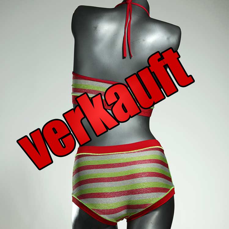süße farbige gemusterte bequeme Bikini Set, sportliche Bademode für Damen