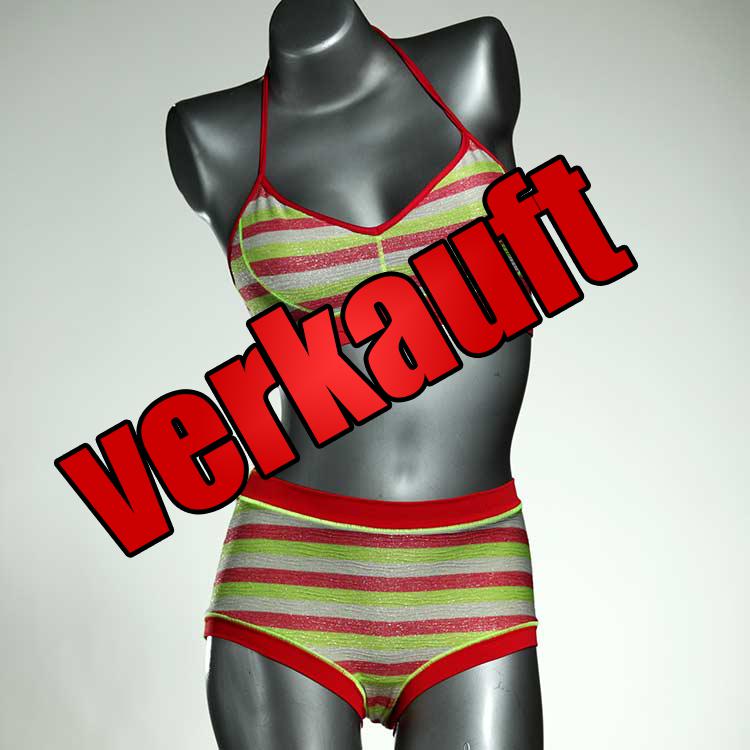 süße farbige gemusterte bequeme Bikini Set, sportliche Bademode für Damen