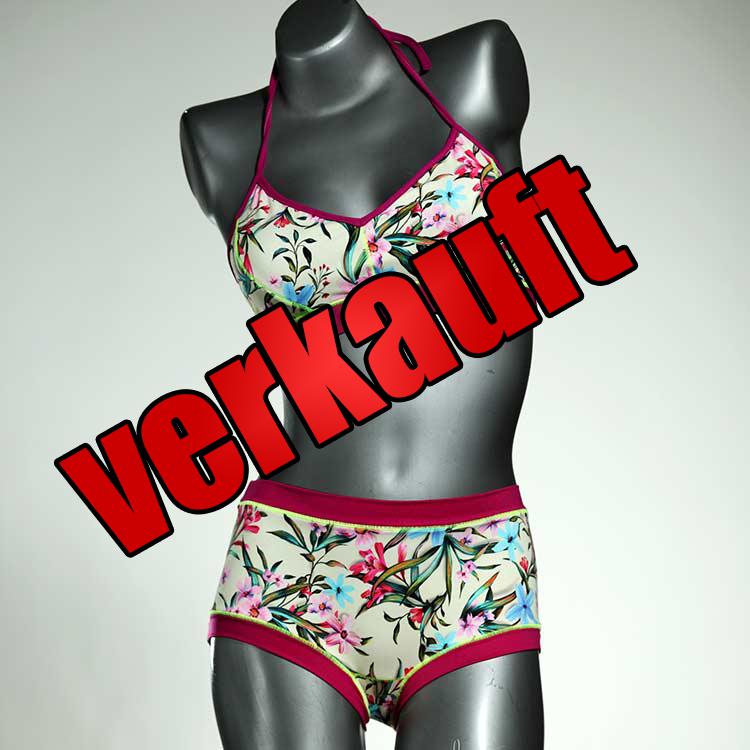 sexy süße bequeme gemusterte Bikini Set, sportliche Bademode für Damen