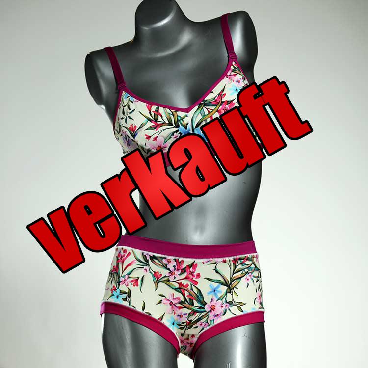 sexy gemusterte ökologische preiswerte Bikini Set, sportliche Bademode für Damen