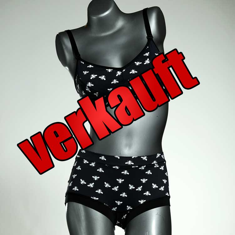 ökologische gemusterte schöne attraktive Bikini Set, sportliche Bademode für Damen