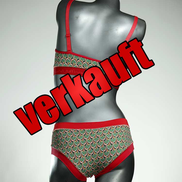 bequeme gemusterte bunte attraktive Bikini Set, sportliche Bademode für Damen