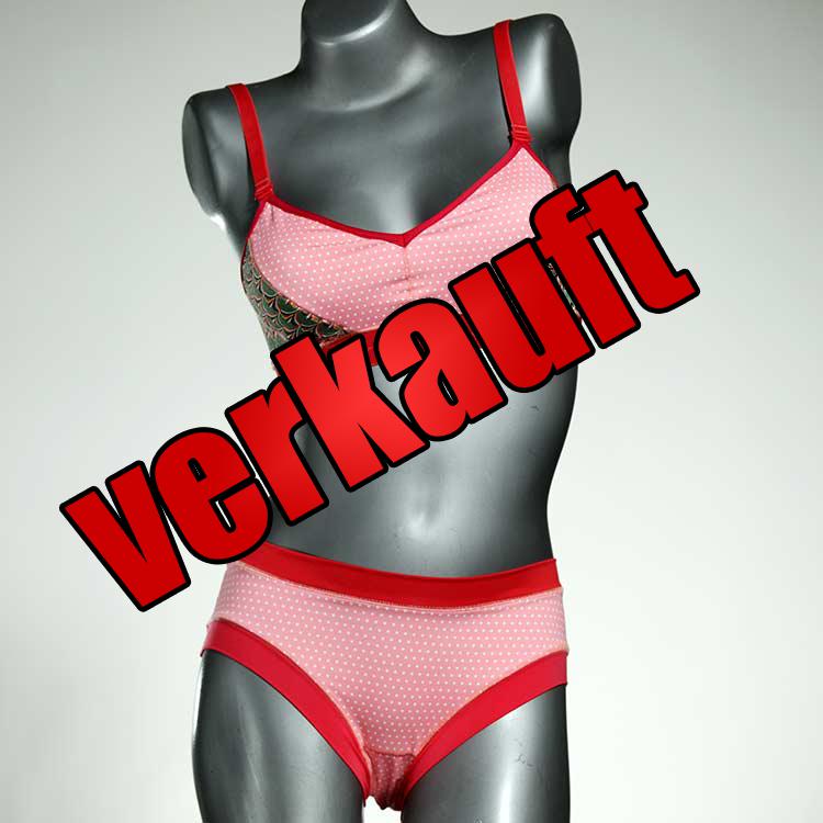 bequeme gemusterte bunte attraktive Bikini Set, sportliche Bademode für Damen