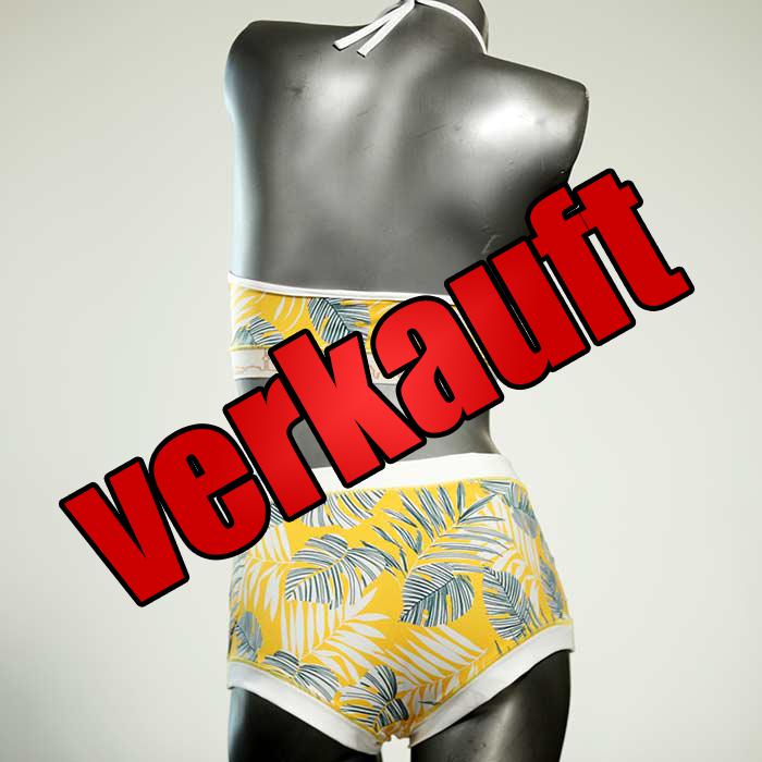 günstige ökologische bunte nachhaltige Bikini Set, sportliche Bademode für Damen