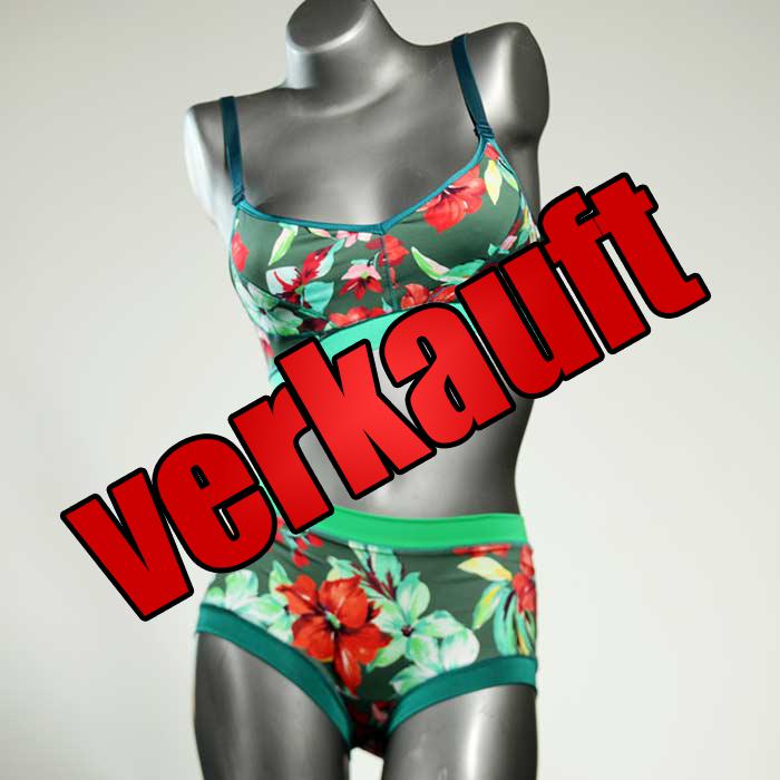 attraktive farbige ökologische günstige Bikini Set, sportliche Bademode für Damen