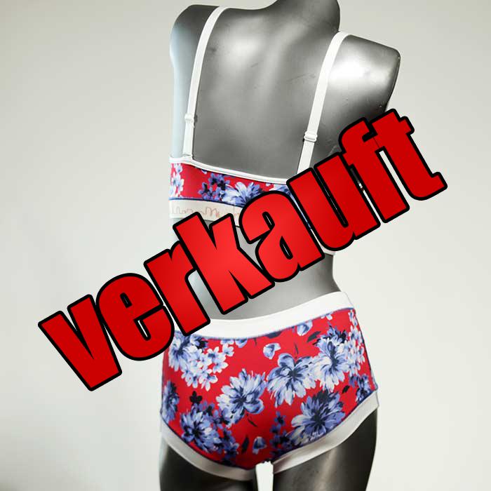 ökologische schöne bunte günstige Bikini Set, sportliche Bademode für Damen