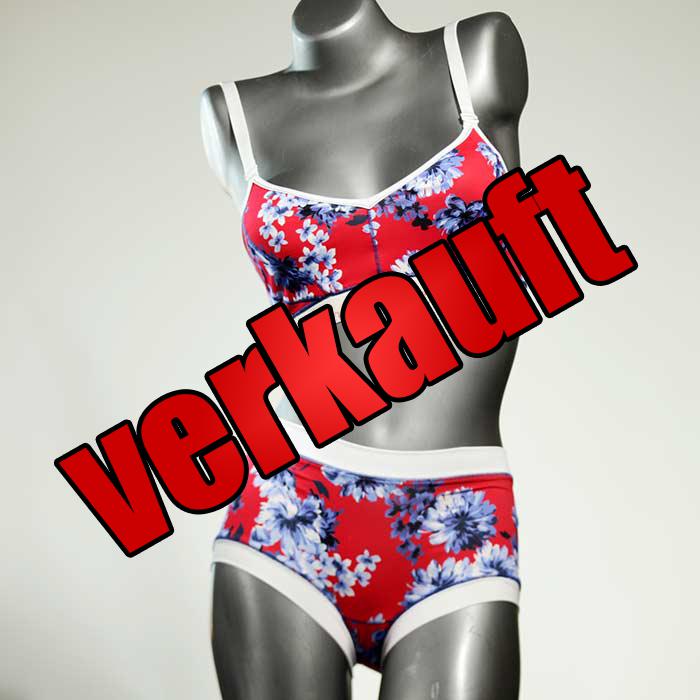 ökologische schöne bunte günstige Bikini Set, sportliche Bademode für Damen