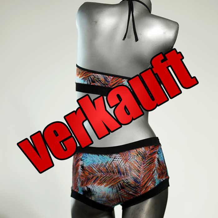 ökologische günstige nachhaltige handgemachte Bikini Set, sportliche Bademode für Damen
