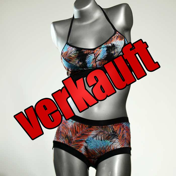ökologische günstige nachhaltige handgemachte Bikini Set, sportliche Bademode für Damen