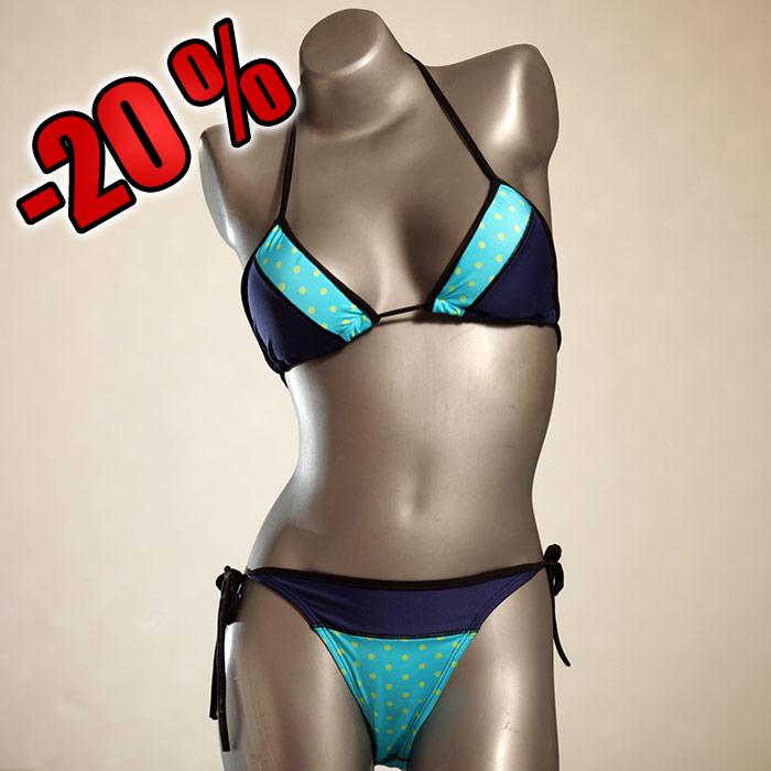 farbige ökologische nachhaltige sexy Triangel Bikini Set, Bademode für Damen