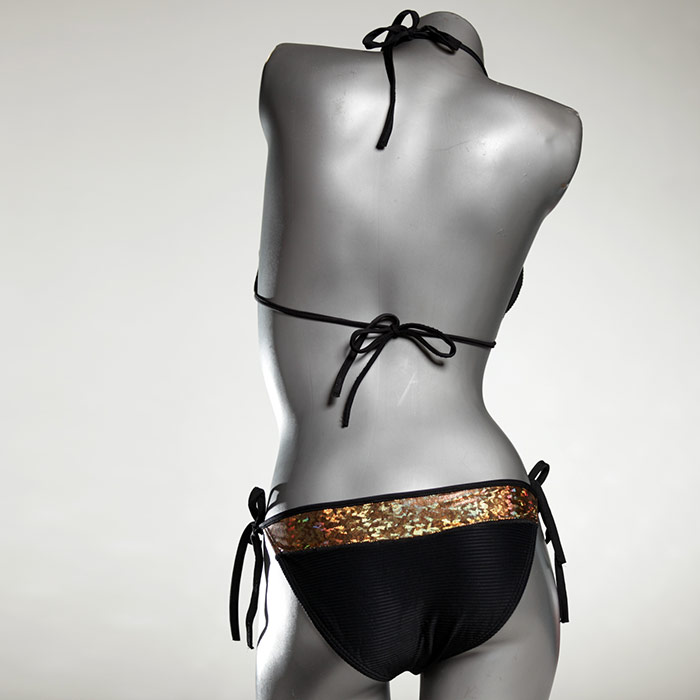 ökologische bunte bequeme handgemachte Triangel Bikini Set, Bademode für Damen thumbnail