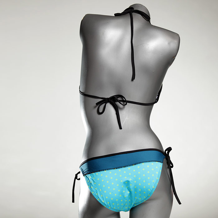 sexy nachhaltige attraktive bunte Triangel Bikini Set, Bademode für Damen thumbnail