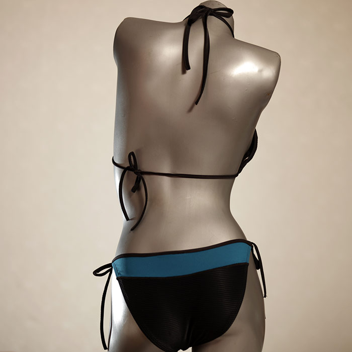nachhaltige ökologische sexy handgemachte Triangel Bikini Set, Bademode für Damen thumbnail