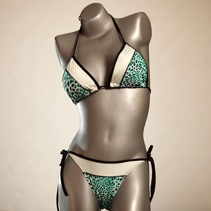 preiswerte farbige sexy bunte Triangel Bikini Set, Bademode für Damen thumbnail