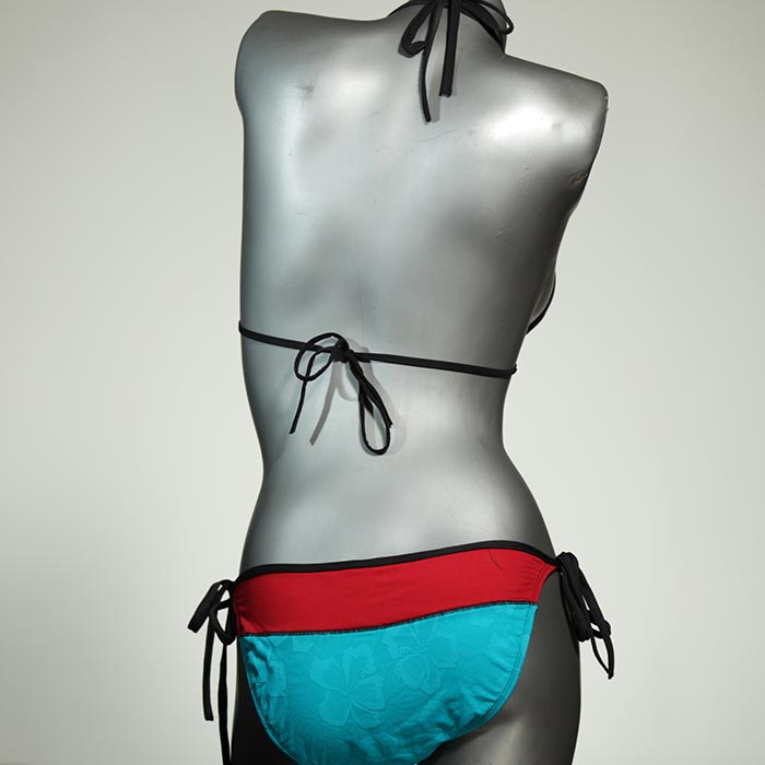 gemusterte sexy ökologische Triangel Bikini Set, Bademode für Damen thumbnail