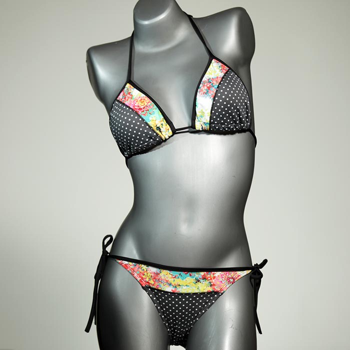 farbige attraktive bunte handgemachte Triangel Bikini Set, Bademode für Damen thumbnail