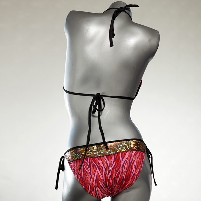 bequeme schöne farbige gemusterte Triangel Bikini Set, Bademode für Damen thumbnail