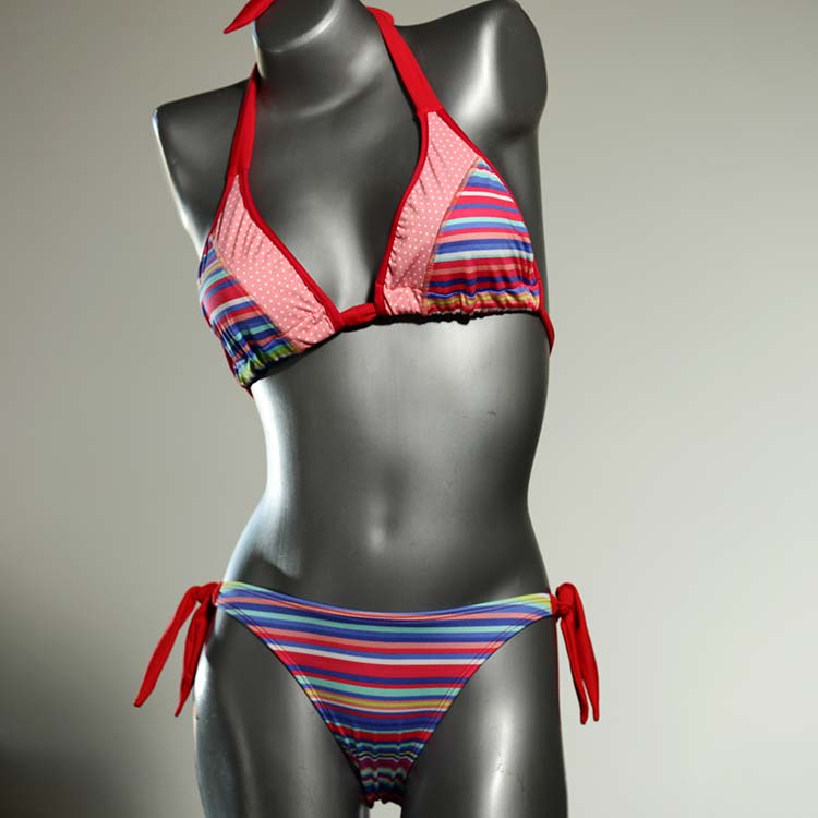  Bikini Triangel Set Jina Blütentau Produktvorderseite Größe M
