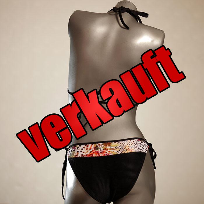 günstige attraktive preiswerte gemusterte Triangel Bikini Set, Bademode für Damen
