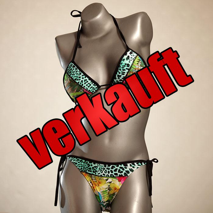 attraktive farbige günstige nachhaltige Triangel Bikini Set, Bademode für Damen