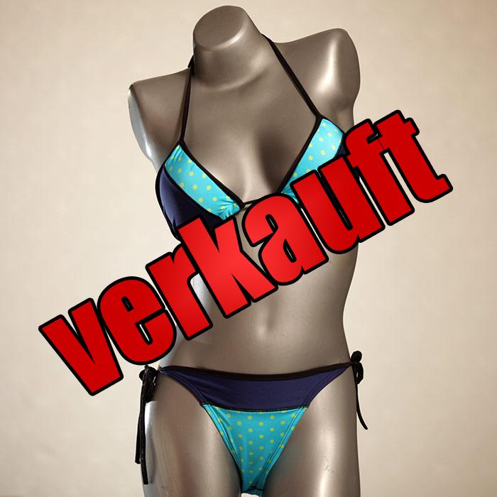 farbige ökologische nachhaltige sexy Triangel Bikini Set, Bademode für Damen