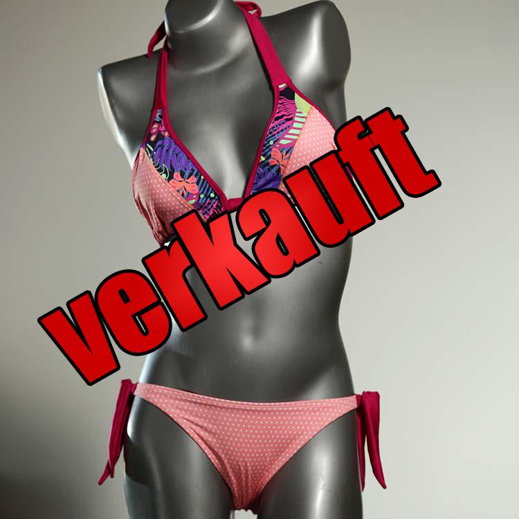 ökologische bunte handgemachte sexy Triangel Bikini Set, Bademode für Damen