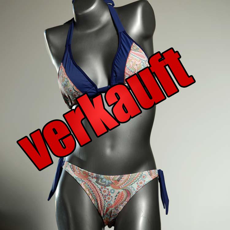 bunte nachhaltige günstige preiswerte Triangel Bikini Set, Bademode für Damen
