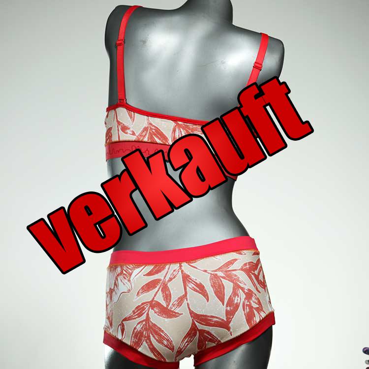 attraktive gemusterte sexy preiswerte Bio Ensemble mit BH