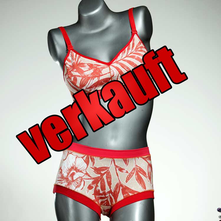attraktive gemusterte sexy preiswerte Bio Ensemble mit BH