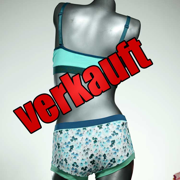 handgemachte attraktive schöne bunte Bio Ensemble mit BH