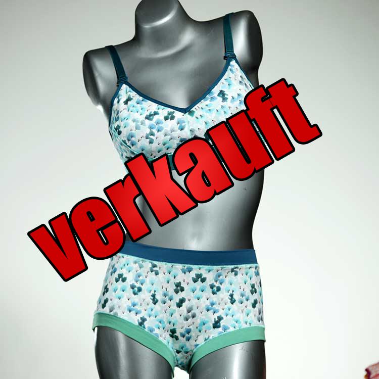 handgemachte attraktive schöne bunte Bio Ensemble mit BH
