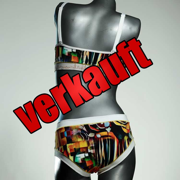 bunte bequeme ökologische nachhaltige Bio Ensemble mit BH