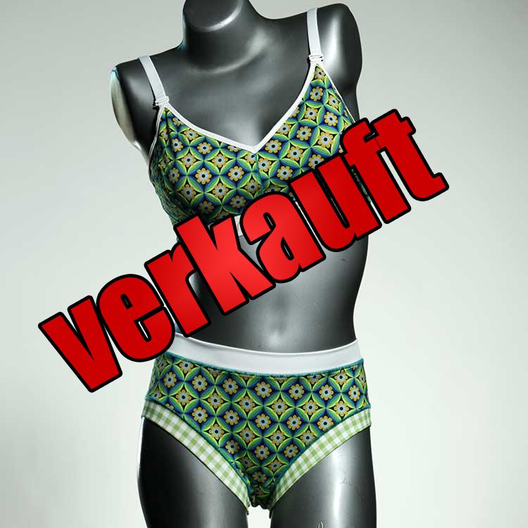 günstige schöne farbige süße Bio Ensemble mit BH