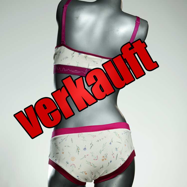 attraktive bunte sexy ökologische Bio Ensemble mit BH