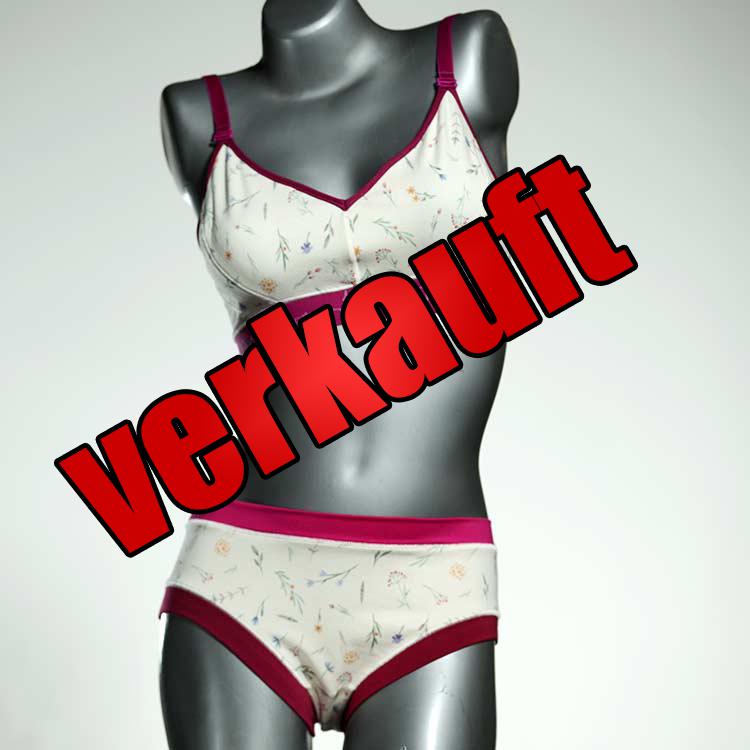 attraktive bunte sexy ökologische Bio Ensemble mit BH