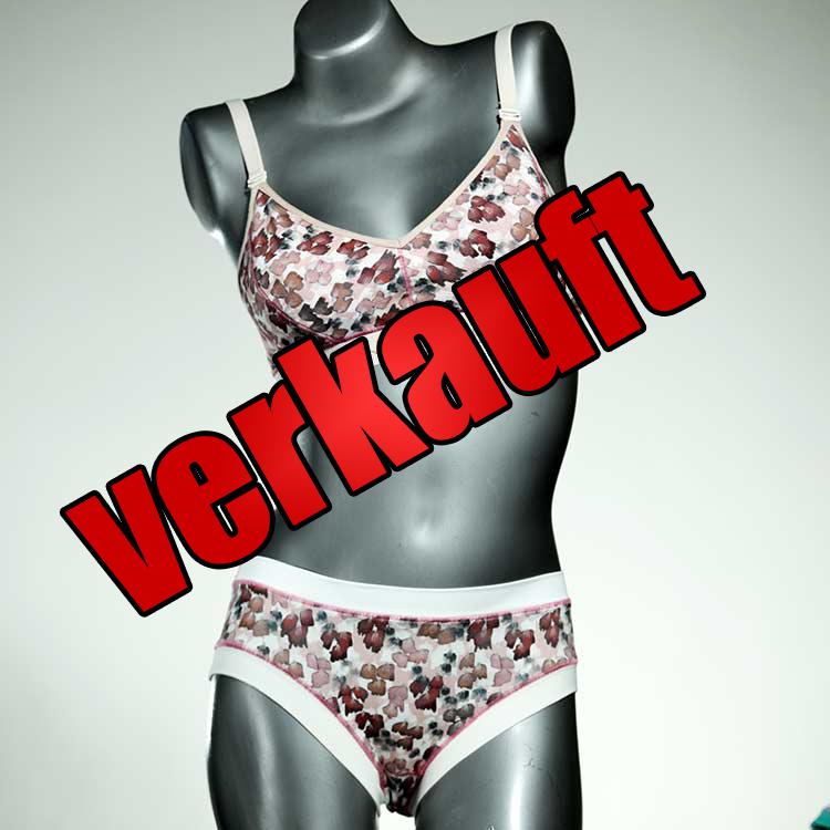 bunte sexy süße nachhaltige Bio Ensemble mit BH